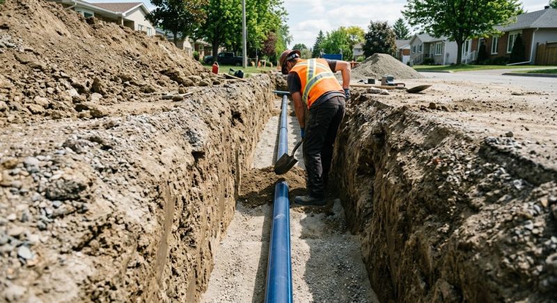 Water Line Installation Service