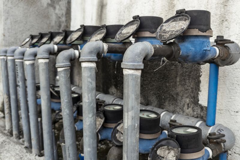 Indoor Plumbing Setup